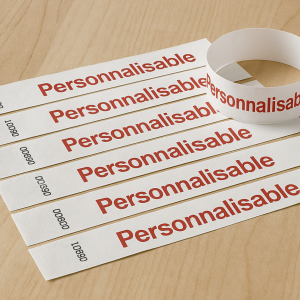 Bracelets d’accès en Tyvek® 4 couleurs