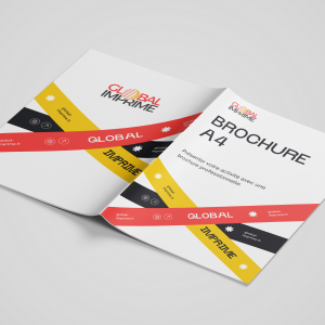 Brochure A4 Agrafées 4 pages