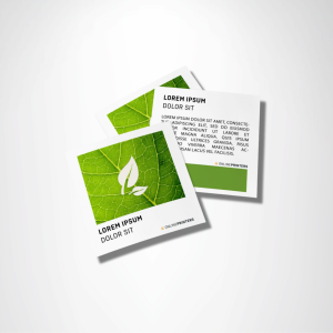 Flyer A3 Carré Recto / verso - Papier écologique