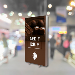 Affichages Pop-up LED Impression Inclus 85x200cm