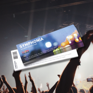 Billets d'Entrée A4 Moitié Recto/Verso